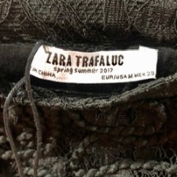 ZARA Cute Festive Lace Midi Skirt, M, NWT - Picture 6 of 9